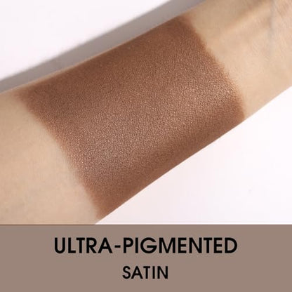 UCANBE Tapestry Taupe Single Eyeshadow Palette, Highly Pigmented Shimmer Eye Shadow Powder, Professional Long-Lasting Waterproof Makeup Palette - color: 17 Tapestry Taupe