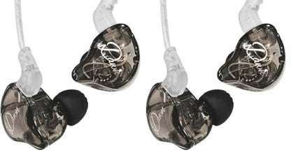 KZ Dawn IEM Earphones for Musicians, 3.5mm in-Ear Monitor Headphones no Mic, Noise Isolating Wired Earbuds for Studio, Gaming & All-Day Wear (Pack of 2) - size: 3.5mm No Mic (Pack of 2)