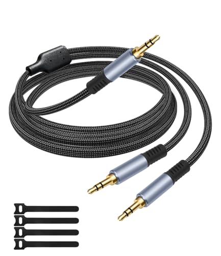 1/8" TRS Stereo Splitter Cable 10FT(Splitter 20cm), Male to Dual Male, 3.5mm Y-Splitter Stereo Cable, for Speakers, Headphone, Cell Phone PC Laptop, Perfect for Switching or Two Sets of Speakers - size: 10FT, style: 1/8" TRS Stereo Male to Dual Male