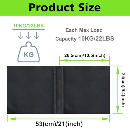 Eurmax USA 2-Pack Sandbag Weights,Photography SandBags for Light Stands and Video Equipments,Heavy Duty Saddlebags for Backdrop Stand,Tripod,Canopy,Umbrella Base,Fishing Chair and Picnic Table