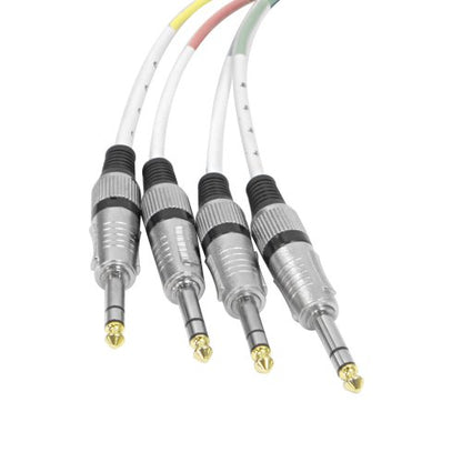 Seismic Audio - SAXT-4x5F - 4 Channel 1/4" TRS to XLR Female Snake Cable - 5 Feet Long - Serviceable Ends - Pro Audio Effects Snake for Live Live, Recording, Studios, and Gigs - Patch, Amp, Mixer, - size: 5 feet - 4 channel