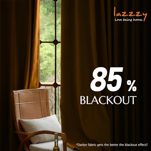 Lazzzy Gold Brown Blackout Velvet Curtains 84 Inch Length Pinch Pleated Thermal Room Darkening Luxury Modern Back Tab Window Drapes for Bedroom Living Room 2 Panels, 52 x 84 Inch, Golden Brown - color: Gold Brown, size: 52"W x 84"L (Pack of 2)