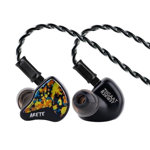 Linsoul ZiiGaat x Fresh Reviews Arete II 2nd 1DD+4BA Hybrid in Ear Monitor - color: Graffiti