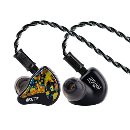 Linsoul ZiiGaat x Fresh Reviews Arete II 2nd 1DD+4BA Hybrid in Ear Monitor - color: Graffiti