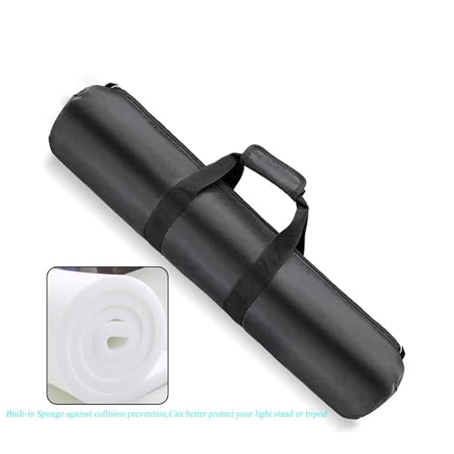47x8x8 inch/120x20x20cm Tripod Carrying Case Heavy Duty Oxford Photographic Package Bag with Shoulder Strap Padded for Light Stand, Tripods, Monopods, Umbrellas, Softbox, Boom Stands - size: 47x8x8 inch