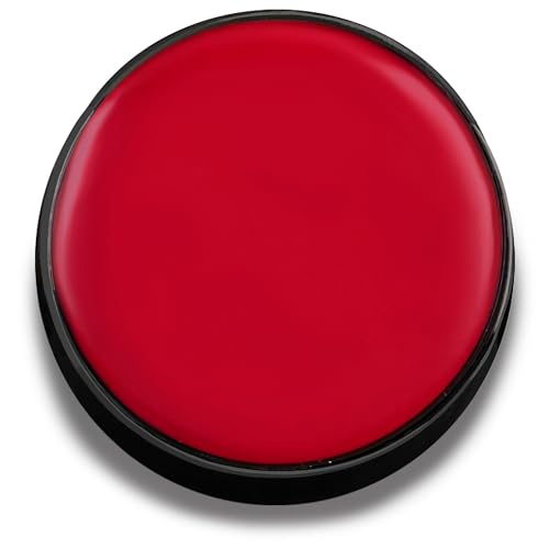 Mehron Makeup Color Cup Greasepaint - RED, Face & Body Paint | High-Pigment, Long-Wear Cream Face Paint Makeup for Theater, Halloween, Cosplay, & More. Cruelty Free & Made in the USA. - color: Clown Red