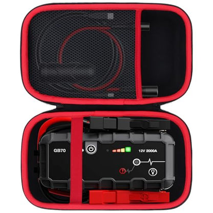 Lebakort Storage Case Compatible with Boost HD GB70 UltraSafe Car Battery Jump Starter - size: for Boost HD GB70
