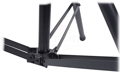 GRIFFIN Triangle Lighting Truss Stand System 15FT (Hand-CrankUP Plus) – DJ Booth Trussing Kit for Light Cans & Speakers – Pro Audio Stage Platform Hardware Package – Music Equipment Mount Gear Holder