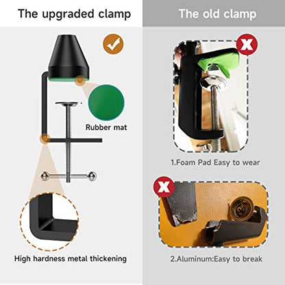 For HyperX Quadcast Boom Arm - Upgraded Mic Arm with Reduce Wind Noises Mic Cover and Cable Sleeve, Metal Scissor Microphone Stand with 3/8" to 5/8" Adapter - color: HyQC Mic Boom Arm