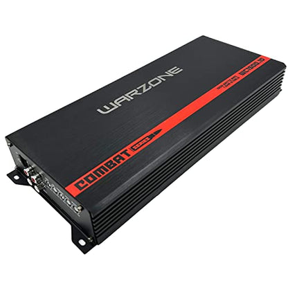 Warzone Series Car Amplifiers - True RMS Power Class D Amps, 1/2/4 Ohm Stable, Multi-Channel and Monoblock Options, Remote Sub Control (1500W / Monoblock) - size: 1500W / Monoblock