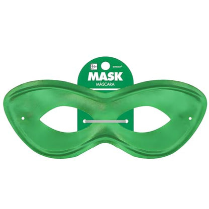 Green Super Hero Fabric Eye Mask - 2.87" x 8.25" - Durable, Comfortable & Perfect Fit - Ideal for Parties, Cosplay & More - color: Green
