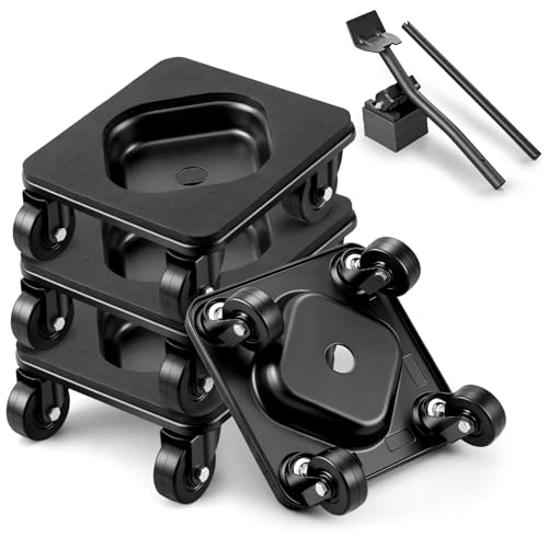 KEDSUM 1500LBS Furniture Dolly with Anti-Slip Groove Design & Pad - size: 5.5inch