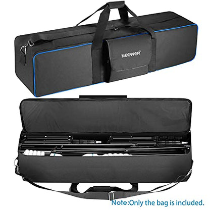 Neewer® 35"x10"x10"/90 x 25 x 25 cm Photo Studio Equipment Large Carrying Bag with Strap for Tripod Light Stand and Photography Lighting Kit(CB-05) - style: 42"x10"x10"/Black+blue