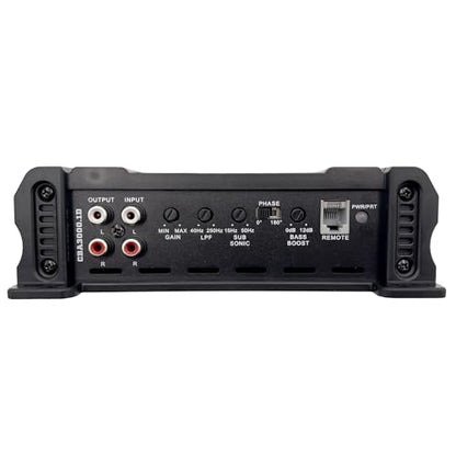 Orion Cobalt CBA3000.1D Monoblock 1-Channel Class D Amplifier for Car Subwoofer, 3000W Max, 800W RMS, 1/2/4 Ohm Stable, Adjustable Low Pass with Bass Boost, MOSFET Power Supply, Bass Knob Included - color: GREY, style: 1-Channel - 3000 Watts