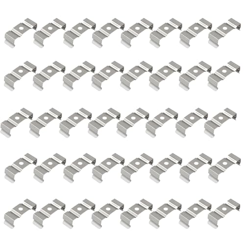 Murtenze T8 LED Light Clips Bracket Hanger, Pack of 40