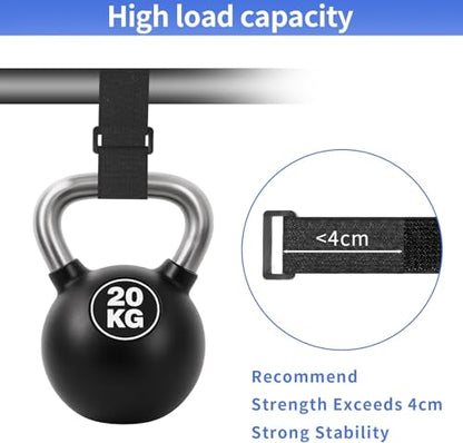 1.5In x 39Ft Cinch Straps Nylon Heavy Duty with 50 Buckles, Cut to Length, Black Hook and Loop Straps, Reusable Long Cable Ties for Storage and Cord Organizer - size: 1.5In x39Ft Black