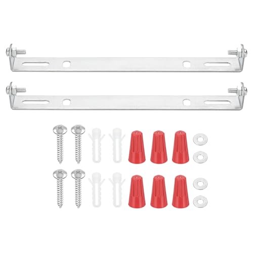 PATIKIL 170mm (6.7") Universal Light Fixture Mounting Bracket Kit, 2 Set Light Crossbar Ceiling Light Plate with Screw for Wall Lights Ceiling Lighting Pendant Chandelier - size: 170mm (6.7")