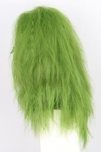 Topcosplay Women Wigs Green Wicth Ghost Wig Fluffly Long Staight Cosplay Halloween Costume Party Wigs - color: Dark Green