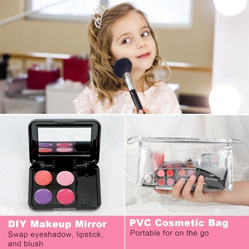 Anpro All-In-One Makeup Kit for Girls 10-12, Teen Makeup Set, Mermaid Case - color: Mermaid Color