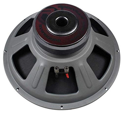 Rockville RVW1500P8 15" Raw DJ PA Replacement Subwoofer, 8 Ohm | 1500W Peak / 750W RMS, 70 Oz Magnet, 2.5" 4-Layer CCAW Voice Coil, Kevlar Cone, Steel Basket, 20Hz-1kHz, 103dB - style: 8 Ohm