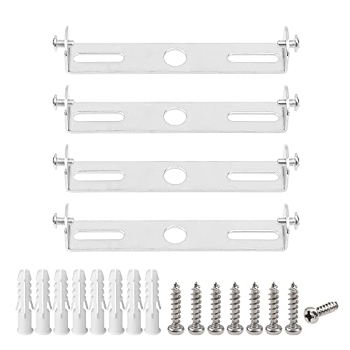 4Pcs 4.13in/105mm Light Fixture Mounting Bracket for Pendant Lamps Wall Lamps Ceiling Chandelier(4.13in/105mm) - size: 4.13in/105mm