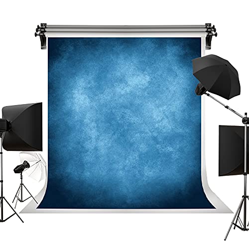Kate 5x7ft Dark Blue Abstract Backdrops Blue Portrait Professional Backgrounds Retro Backdrop - color: Dark Blue