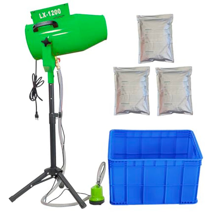 LANGXUN 2026 Upgrade Foam Machine for Party, 1200W High Power Foam Maker Cannon Bubble Machine, Outdoor Summer Pool Party Water Toys for Birthdays Hoilday Celebrations and Backyard Events - color: Green
