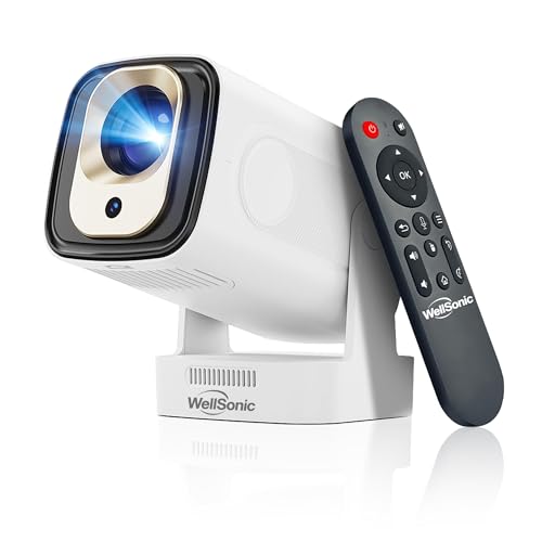 Mini Projector with Wifi and Bluetooth, 260 Ansi Portable Projector Native 1080P Movie Projector , Auto Keystone, 5W Speaker, 4K Support Home Thearter - color: 260 PRO