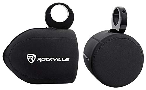 Rockville RWBC80 Neoprene Covers for 8" Wakeboard Tower Speaker Pair