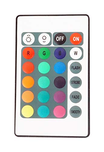 Rockville Battery PAR 50 18W LED DMX Wash Up-Light, Rechargeable Battery, Remote Control, RGB Color Mixing, Sound Activated, for DJs, Clubs, Parties, Weddings | Wireless Remote, 8-10 Hour Battery, 18x1W RGB LEDs, 7 DMX Channels, Sound Activated, Master/Sl