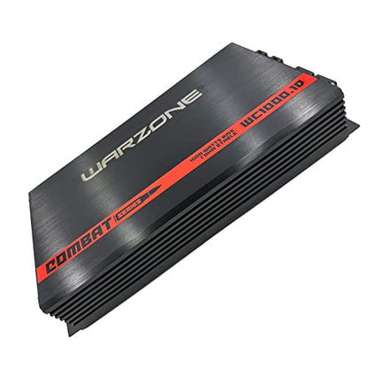 Warzone Series Car Amplifiers - True RMS Power Class D Amps, 1/2/4 Ohm Stable, Multi-Channel and Monoblock Options, Remote Sub Control (1000W / Monoblock) - size: 1000 watt Mono