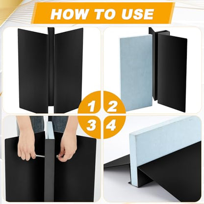 Blulu 1 Pcs 36 Inches Metal Floor Sign Stand Holder M Mount Holder Graphic Floor Standing Display Stand for Composite Foam Board, Acrylic Glass Sign, Base Only - size: 36 inches