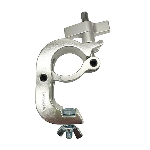 2 Inch Stage Lighting Clamp Heavy Duty Load 550 Lbs Fit OD 48-51mm Pipe, Quick Release Truss Light Clamp for Moving Head Par Led Lighting Fixture