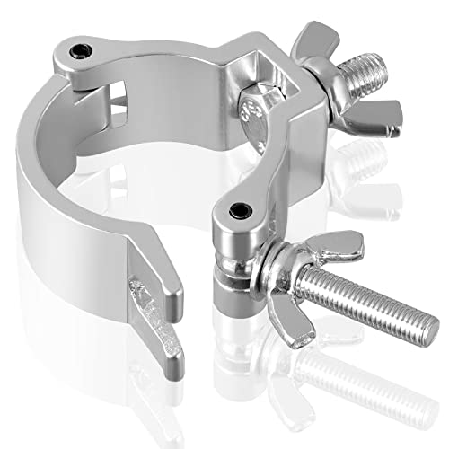 2 Inch Truss Clamps, 10 Packs Gruolin Stage Light Clamp with TUV, Premium 50mm Aluminium Heavy Duty 100kg / 220lb Lighting Clamps, Perfect Fit for 48-52mm OD Tube