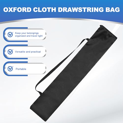 PATIKIL 39 x 8 Inch Tripod Carrying Case, 2 Pack Camera Tripod Carrying Bags Oxford Cloth Padded Bag for Camera Gear Mic Light Stand Sheet Music Photography Accessories, Black - size: 39 x 8 Inch