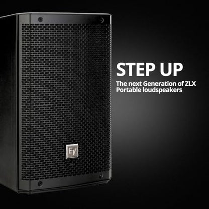 Electro-Voice ZLX-15P-G2 15 Inch 2 Way Powered Loudspeaker Bundle | Includes Focus Pro Audio All-Aluminum Speaker Stand Pack and Focus Pro Audio XLR Male to Female Microphone Cable