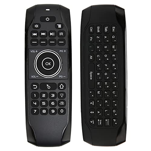 SANPYL Voice Remote Control, Backlit Bluetooth Replacement Mini Keyboard, IR Learning Air Mouse Remote, for TV Box Computer PC Projector(G7 Bluetooth Version Without Receiver)