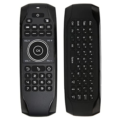 SANPYL Voice Remote Control, Backlit Bluetooth Replacement Mini Keyboard, IR Learning Air Mouse Remote, for TV Box Computer PC Projector(G7 Bluetooth Version Without Receiver)