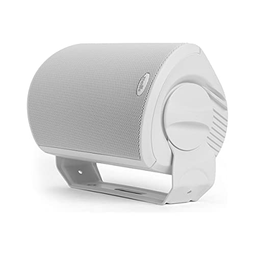 Polk Audio Atrium 6 All-Weather Outdoor Speakers, 100W Wired (Pair, White) - color: White, size: 2 Speakers, style: Atrium 6