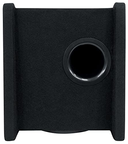 Rockville RV8P 8" 400W Peak/200W RMS Car Subwoofer in Vented Enclosure, 4 Ohm, Deep Bass, Durable MDF Build, for Car Audio | 400W Peak / 200W RMS, Polypropylene Cone, Aluminum Voice Coil, Bass Reflex Aero-Port, 15 Degree Angle - style: Single 8"
