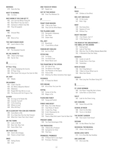 The New Broadway Fake Book - 645 Songs from 285 Shows | Melody, Lyrics and Chords for C Instruments | Sheet Music for Musicals, Gigging and Auditions