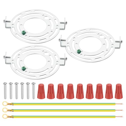 PATIKIL 3 Set 120mm (4.72") Universal Light Fixture Mounting Bracket Kit - size: 120mm (4.72")