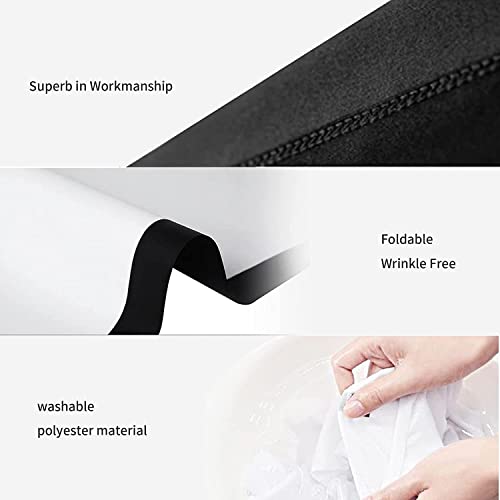 SKERELL Projector Screen with Stand 120 inch Portable Projection Screen 16:9 4K HD Rear Front Projections Movies Screen with Carry Bag for Indoor Outdoor Home Theater Backyard Cinema Travel - size: 120 inch