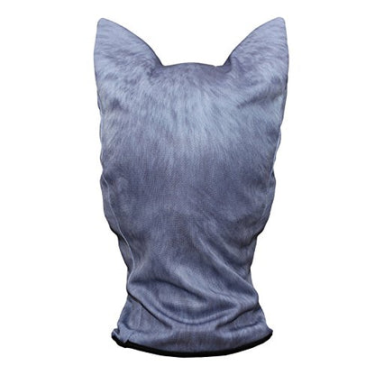 WTACTFUL 3D Animal Ears Balaclava, Breathable Face Mask for Halloween | Stand-Up Ears, Windproof Dustproof, Quick-Dry, No Fade Print, Soft, for Music Festivals Raves Ski Snowboard Moto Party - color: British Shorthair Meb-06