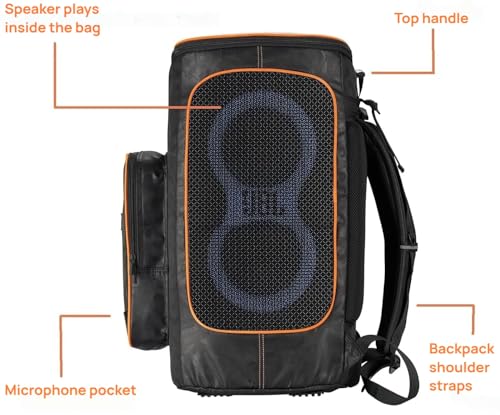JBL PartyBox Club 120 Backpack Speaker Cover Compatible with JBL PartyBox 120（2024），Portable Speaker Carry Case(Bag Only)