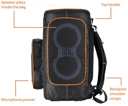 JBL PartyBox Club 120 Backpack Speaker Cover Compatible with JBL PartyBox 120（2024），Portable Speaker Carry Case(Bag Only)