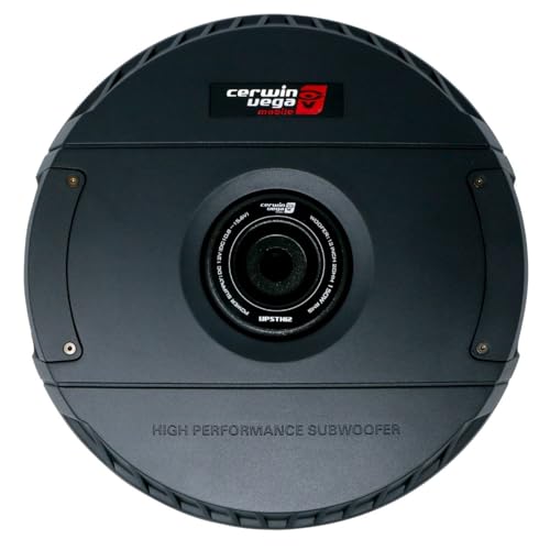 Cerwin Vega VPSTX12 12" 600W Built- in Amplifier Powered Spare Tire Subwoofer Compact - size: VPSTX12