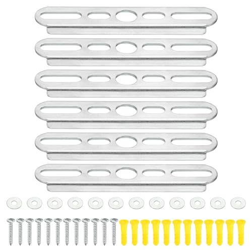 PATIKIL 90mm 3.5 Inch Ceiling Light Plate Kit, 6 Set Pendant Light Fixture Mounting Bracket Crossbar with Screw Nuts Accessories for Chandelier Wall Lighting - size: 90mm