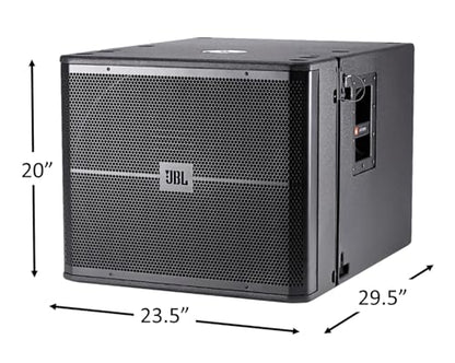JBL Professional VRX918SP High-Power Powered Flying Subwoofer, 18-Inch - color: Black, size: 18-inch Powered Subwoofer