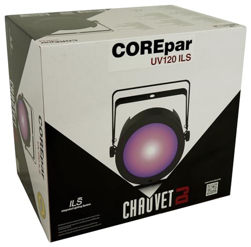Audiosavings Bundle: (10) Chauvet DJ COREpar UV 120 ILS UV COB LED D-Fi USB DMX Par Can Wash Lights (10 Items)